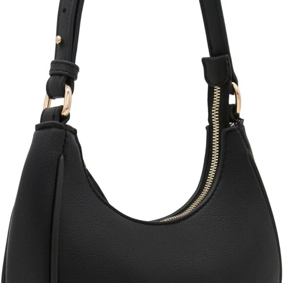 Small Crescent Shoulder Bag Underarm Purse - Picture 2 of 7